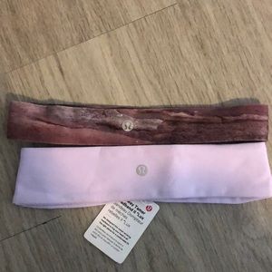 Lulu lemon headbands x 2